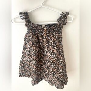 Jamie Kay Luca Floral Kids dress with Ruffle Straps